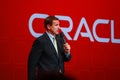 Oracle president Mark Hurd makes speech at Oracle OpenWorld conference