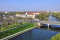 Oradea aerial view Royalty Free Stock Photo