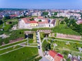 Oradea fortress aerial view