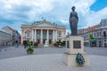 Oradea, Romania, August 10, 2023: Oradea State Theatre in Romani Royalty Free Stock Photo