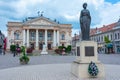 Oradea, Romania, August 10, 2023: Oradea State Theatre in Romani Royalty Free Stock Photo