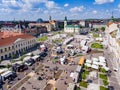 Oradea Union Square, Bihor, Romania Royalty Free Stock Photo