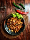 Orak Arik Tempe Indonesian Food Royalty Free Stock Photo