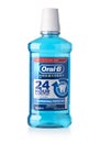 Oral-B mouthwash on white