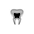 Oral Health Icon. Flat Design