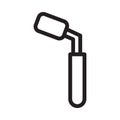 Oral vector thin line icon Royalty Free Stock Photo