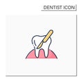 Oral surgery color icon