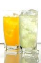 Orane and lime drink Royalty Free Stock Photo
