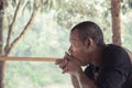 Orang Asli Blowgun Royalty Free Stock Photo