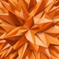 Orange abstract low poly vector background featuring geometric polygon shapes Royalty Free Stock Photo