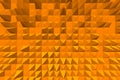 Orange abstract pyramid background, wallpaper. Royalty Free Stock Photo