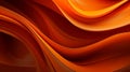 Wavy Orange Wallpapers: Layered Organic Forms With Stunning Details Royalty Free Stock Photo