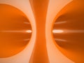 Orange abstraction illustration