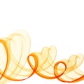 orange abstraction wave. Vector background. Abstrct illustration. eps 10