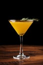 Orange alcohol cocktail