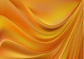 Orange Amber Fractal Background Vector Illustration Design