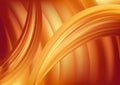 Orange Amber Smooth Background Vector Illustration Design