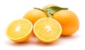 Orange, appelsin isolated Royalty Free Stock Photo