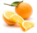 Orange, appelsin isolated Royalty Free Stock Photo