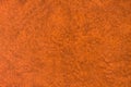 Orange Artifical Leather Abstract Upholstery Pattern Texture Background Surface Vintage