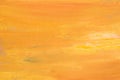 Orange abstract painted texture on paper background Royalty Free Stock Photo