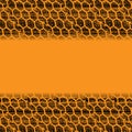 Orange tire track grunge background