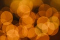 orange background colored blur texture bokeh, round defocused abstract christmas, wedding wallpaper, create festive atmosphere,