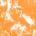 Orange background with white brush strokes. Applicable for business cards, flyers, posters and banners