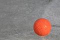 ball for bandy on ice Royalty Free Stock Photo