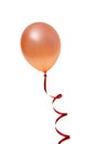 Orange balloon Royalty Free Stock Photo