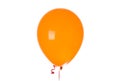 Orange Balloon isolated Royalty Free Stock Photo