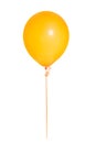 Orange Balloon Isolated Royalty Free Stock Photo