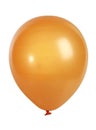 Orange balloon isolated on white Royalty Free Stock Photo