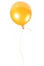 Orange balloon with rope Royalty Free Stock Photo