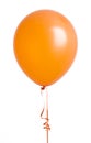 Orange Balloon on White Royalty Free Stock Photo