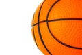 Orange basket ball close-up as a background Royalty Free Stock Photo