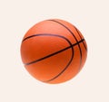 Orange basket ball, isolated over white