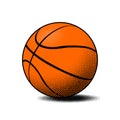 orange basketball ball icon