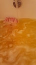 Orange bathbomb