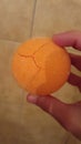 Orange bathbomb