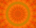 Orange Batik Background wallpaper Royalty Free Stock Photo