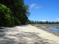 Orange Beach in Peleliu island is where the bloodiest battle in World War 11 happened Royalty Free Stock Photo