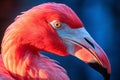 Orange beak background feathers flamingo nature birds plumage pink africa animal tropical wildlife wild zoo Royalty Free Stock Photo