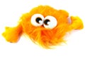 An orange beast with big eyes Royalty Free Stock Photo