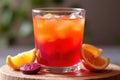 Orange Beetroot Juice in a Glass Royalty Free Stock Photo