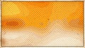 Orange and Beige Halftone Texture