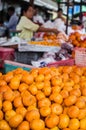 Orange being sell at local market
