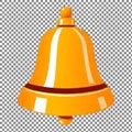 Orange Bell Emoji Royalty Free Stock Photo