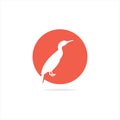 Orange bird logo