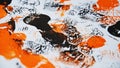 Orange black gray background, blurred background Royalty Free Stock Photo